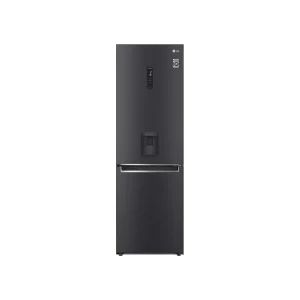 LG 373L BOTTOM FREEZER TOP FRIDGE - MATTE BLACK