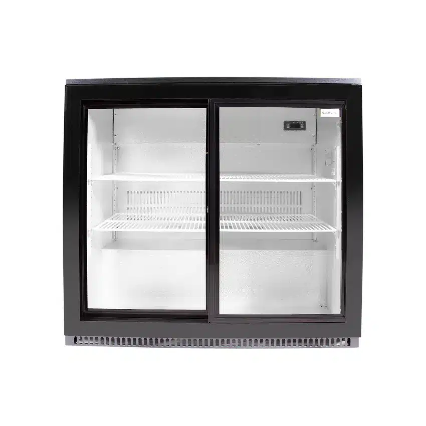 SNOMASTER 190L UNDER COUNTER BEVERAGE COOLER SLIDING DOOR