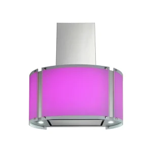 FALCO 70CM WALL MOUNTED GLASS OVAL COLOUR