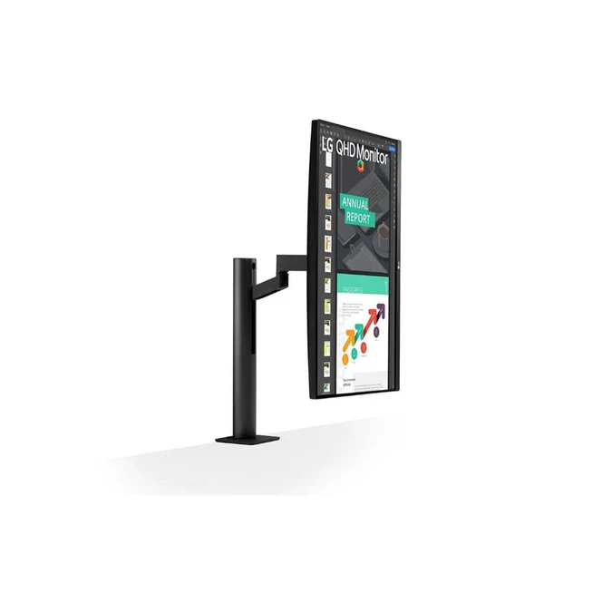 LG QN880 27-inch 2560 x 1440p QHD 16:9 75Hz 5ms IPS Ergo Monitor - Image 2