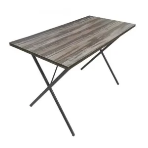 Everfurn Ashlong Desk, Office Desk, Steel Frame, Adjustable Feet, Table