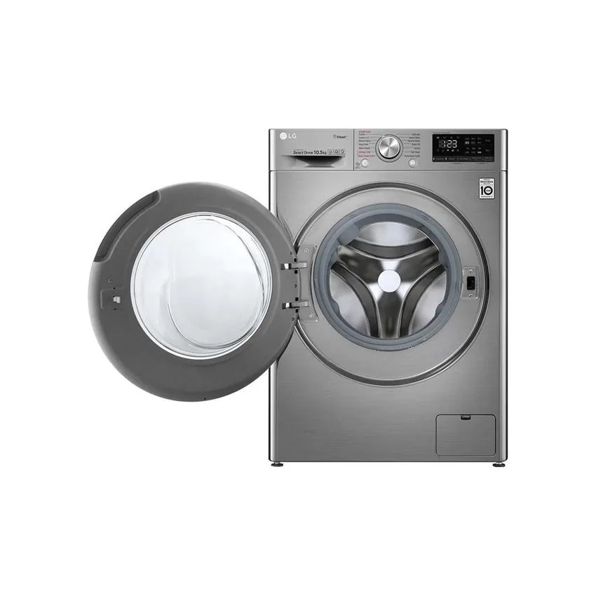 LG 10.5KG AI DD FRONT LOADER WASHING MACHINE - SILVER VIVACE - Image 3
