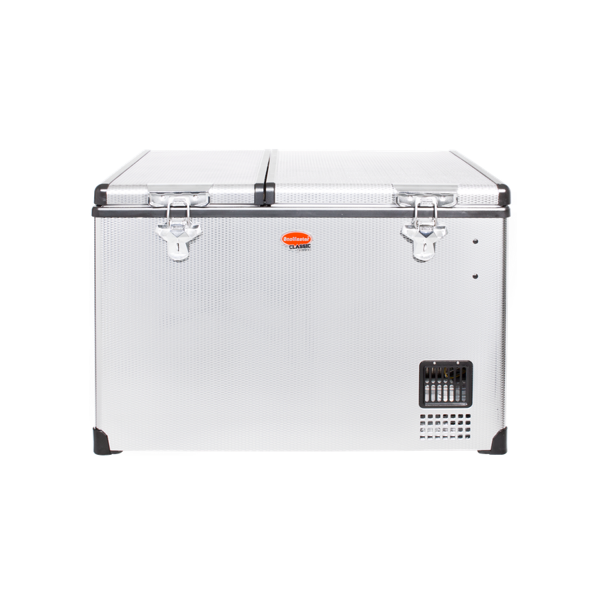 SNOMASTER 56L DUAL COMPARTMENT FRIDGE/FREEZER -STAINLESS STEEL