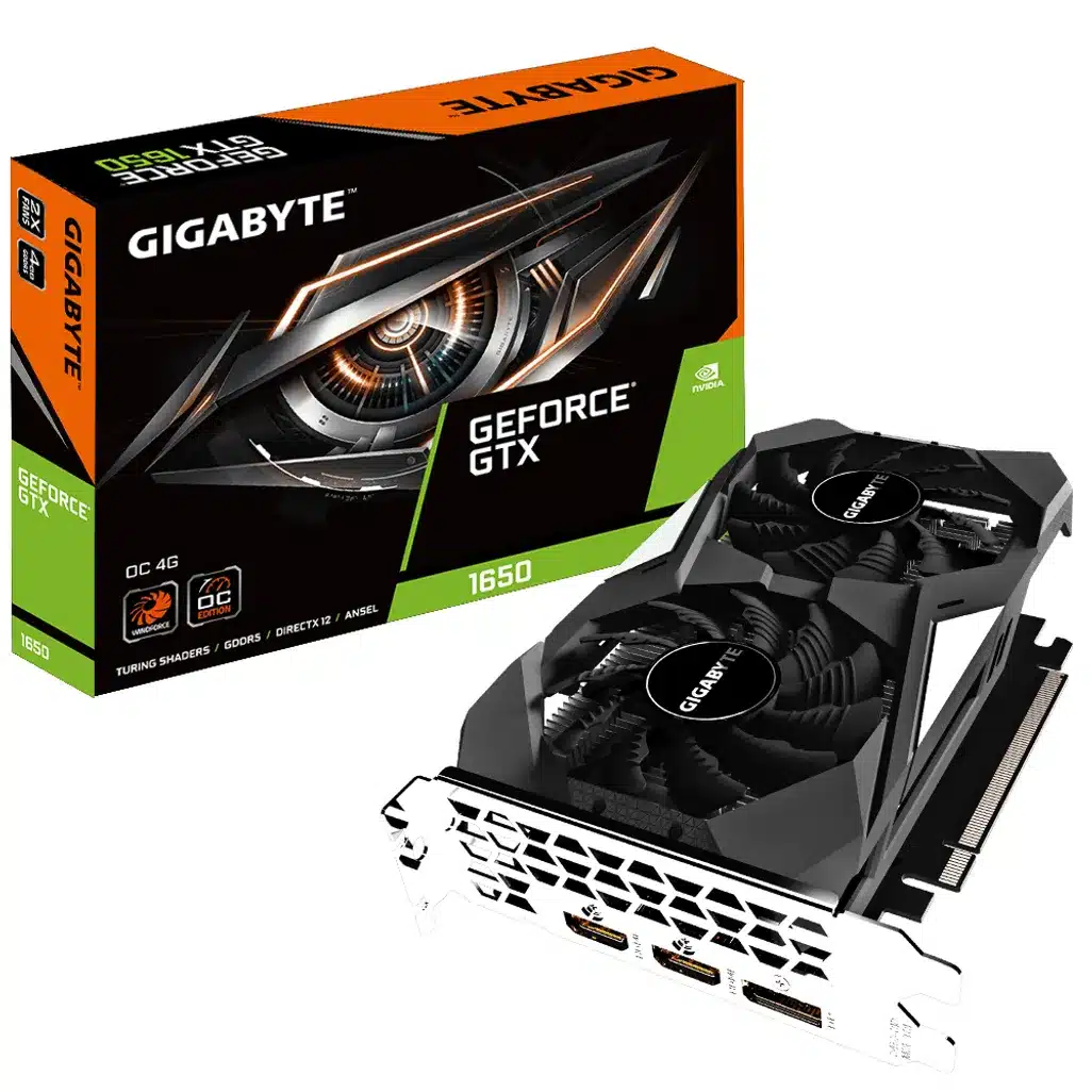 GIGABYTE nVidia GeForce GTX 1650 OC- 4GB GDDR5 Graphics Card
