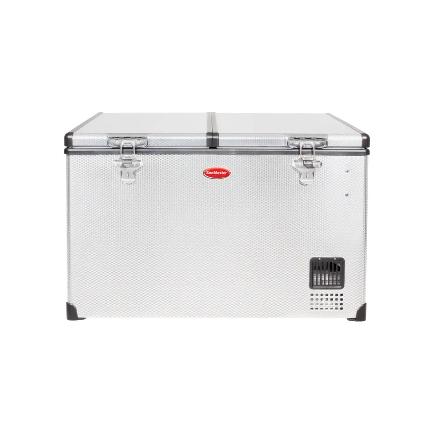SNOMASTER 82.5L DUAL COMPARTMENT FRIDGE/FREEZER - STAINLESS STEEL - Image 2