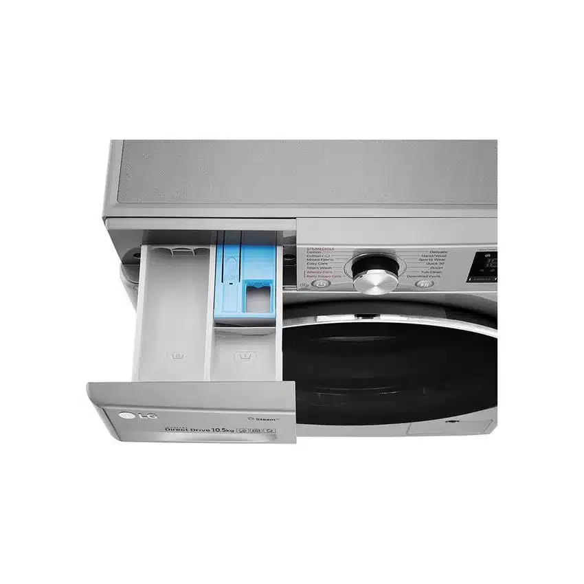 LG 10.5KG AI DD FRONT LOADER WASHING MACHINE - SILVER VIVACE - Image 2