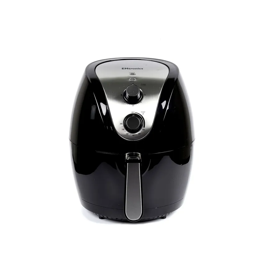 EMTRONICS 4.5L ANALOGUE FAMILY AIR FRYER - BLACK