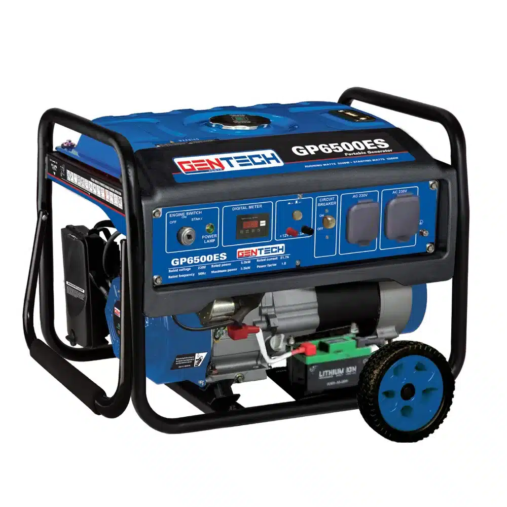GENTECH POWER 5.5 KVA ELECTRIC START PETROL GENERATOR