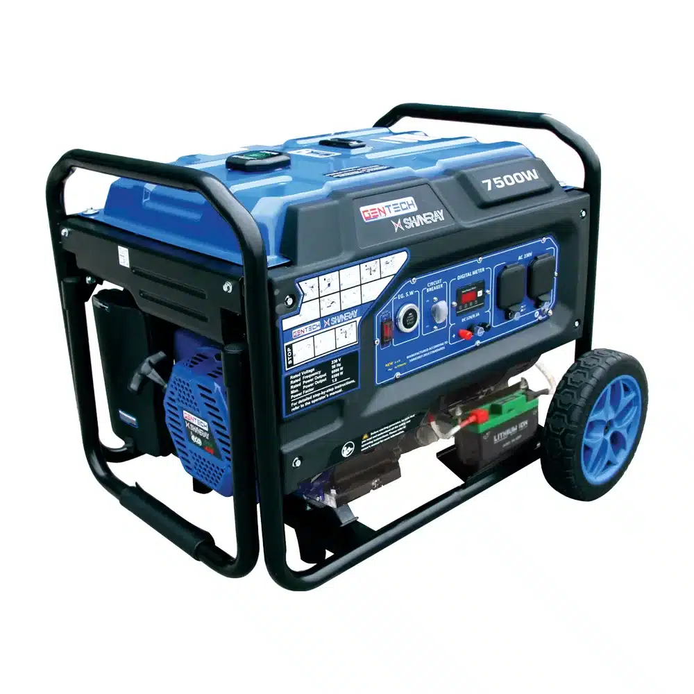 GENTECH POWER 7.5 KVA ELECTRIC START PETROL GENERATOR
