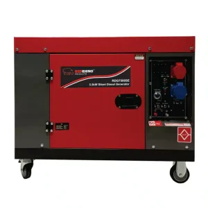 Red Rhino - 5.5kW Diesel Generator - 6.8KVA - Single phase / Three phase