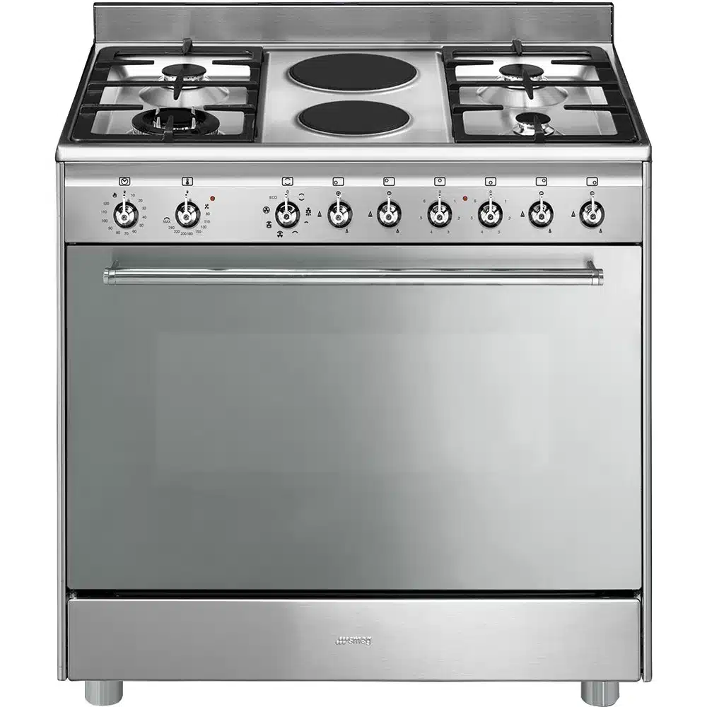 Smeg Cooker with Mixed Hob 90x60 cm