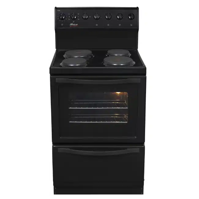 Univa 600mm Electric Stove with Electric Oven - Image 2