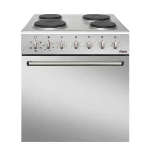 Univa 600mm Static Mirror Glass Under-Counter Oven + Stainless Steel Hob Set