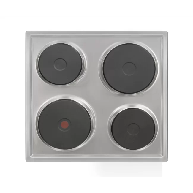 Univa 600mm Static Mirror Glass Under-Counter Oven + Stainless Steel Hob Set - Image 2