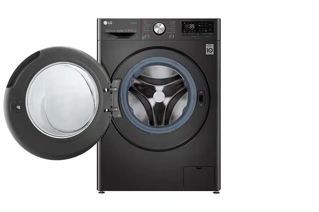 LG 8.5KG WASHER / 5KG DRYER COMBO - BLACK STEEL
