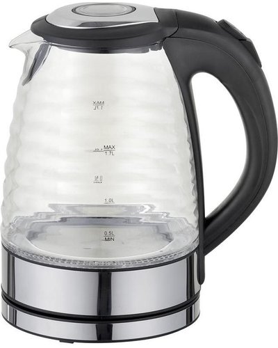Sunbeam Ribbed Glass Kettle (1.7L)
