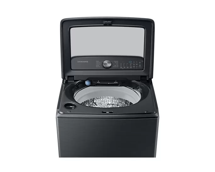 SAMSUNG 24KG TOP LOADER WASHING MACHINE - BLACK CAVIAR - Image 3