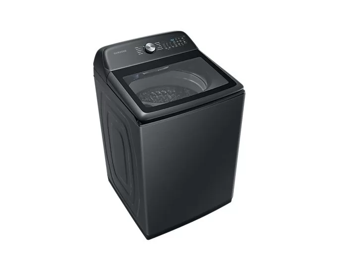 SAMSUNG 24KG TOP LOADER WASHING MACHINE - BLACK CAVIAR