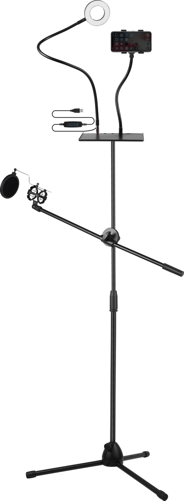 Volkano Insta series Ring light tripod Vlogging Kit