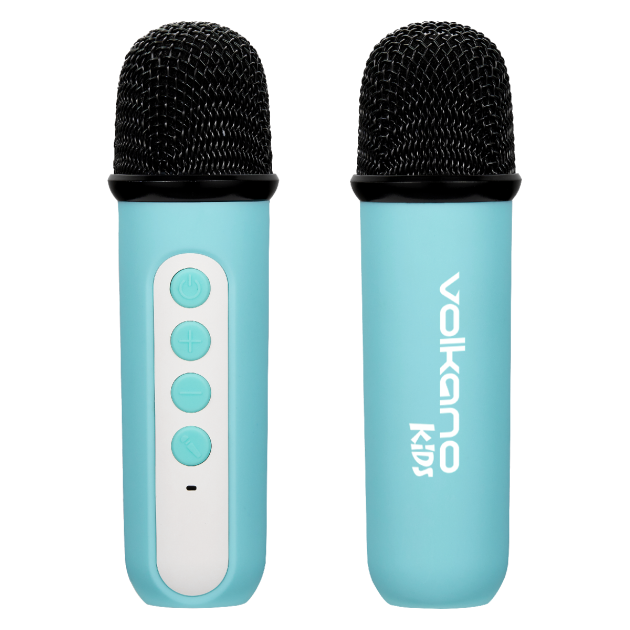 Volkano Kids SingMate Series Bluetooth Speaker with 2 wireless Microphones - Mint - Image 2