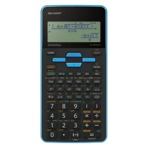 Sharp EL535 Scientific Calculator - 422 Functions- Blue