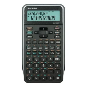 Sharp EL-738 XTB - Advanced Financial Calculator
