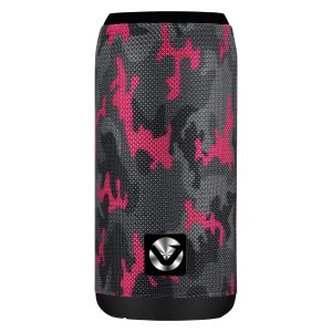 Volkano Stella Series Bluetooth Speaker - Pink Camo design